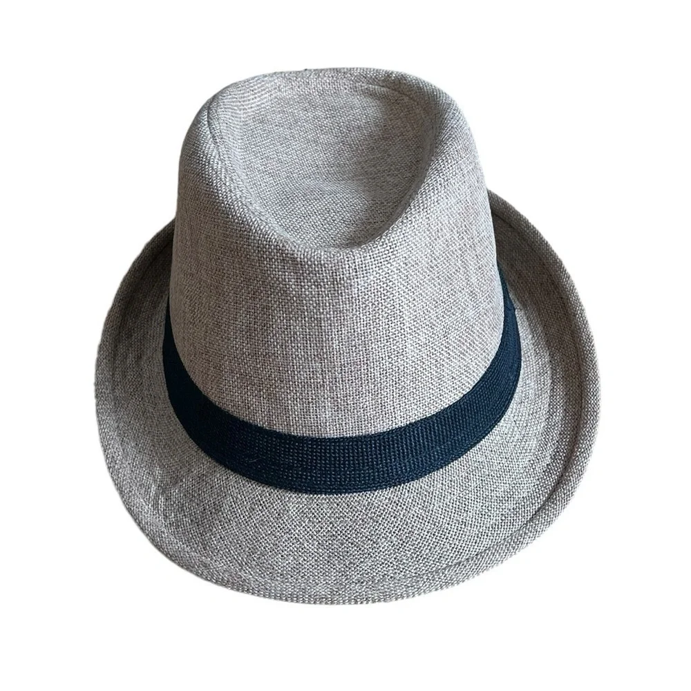 Men's Tan Hat Black Band One Size